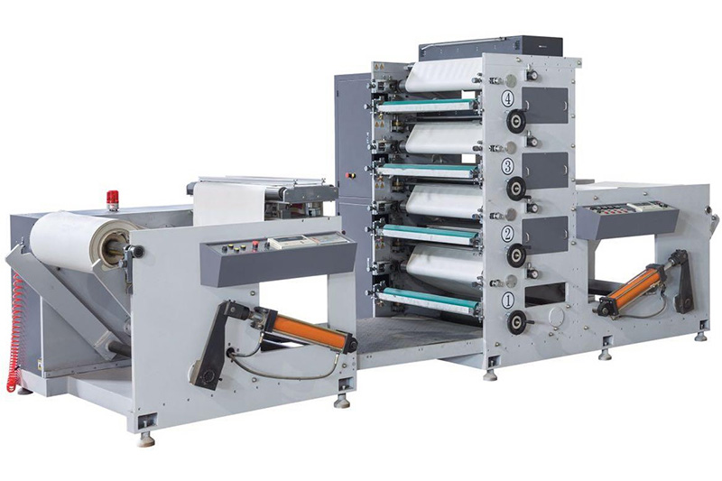 Flexographic printing machine,Four-color flexo printing - Ruian Daqiao Packaging Machinery Co.,Ltd